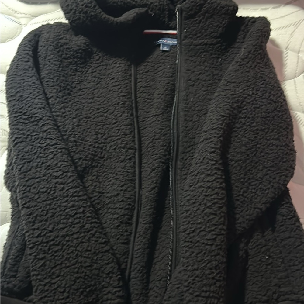 Tommy Hilfiger Black Teddy Jacket